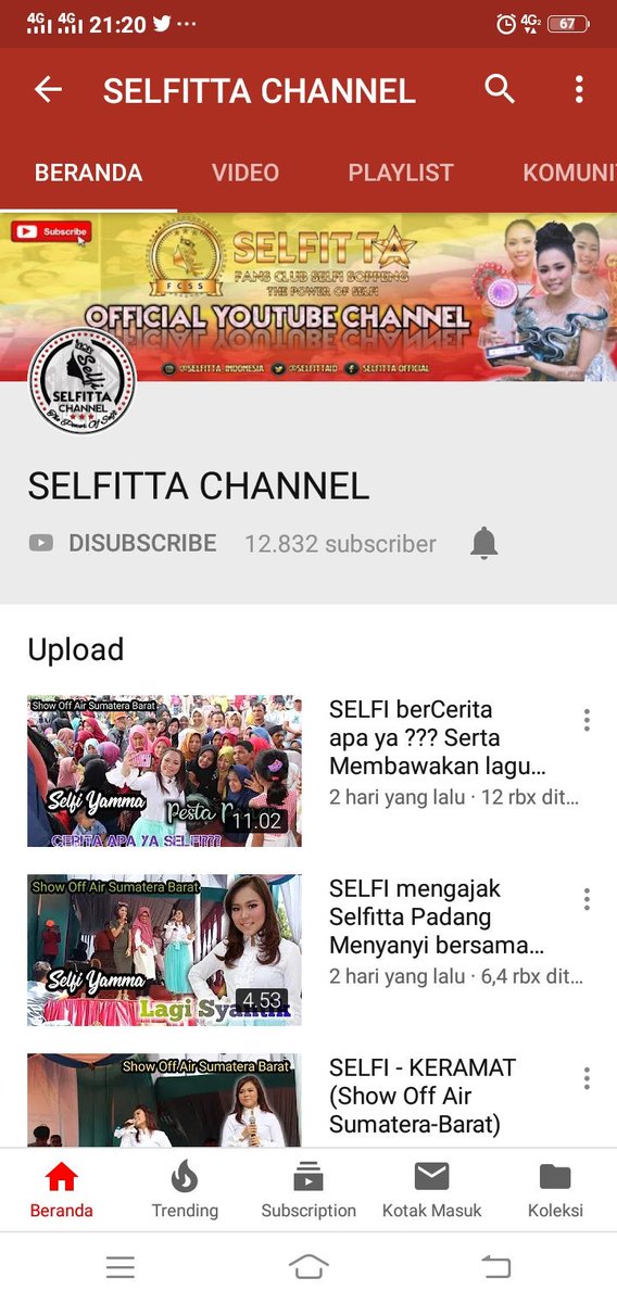 andinimelinha's tweet photo. Hayo....yg Belum Subscriber channel selfitta Mohon di subscribe yah...🙏🏻🙏🏻#Sefitta_Soppeng
#SelfiLida #Lida2018 #BestVoice #RatuCengkok #JuaraAsia #MenujuTerang #MatiRasa #Thepowerofselfi😘 https://t.co/mdPeAnsyCs