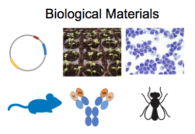 repro4everyone's tweet image. We’ll start out today’s discussion on “wet lab” reagent sharing, which involves accurately documenting and sharing biological materials like cell lines, antibodies, organisms, and plasmids. #reproducibilityweekR4E