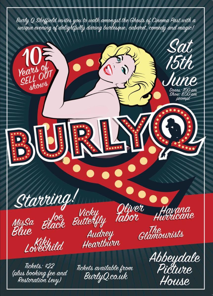 BurlyQSheffield's tweet photo. We've come a long way together, Burly Q-er! 

With just 3 days to go until the Ghosts of Cinema Past on 15th June, and almost 300 tickets sold, we are ready to celebrate in style!

Final few tickets available at https://t.co/zyBnpEqOXz https://t.co/gPtnu9bEPU