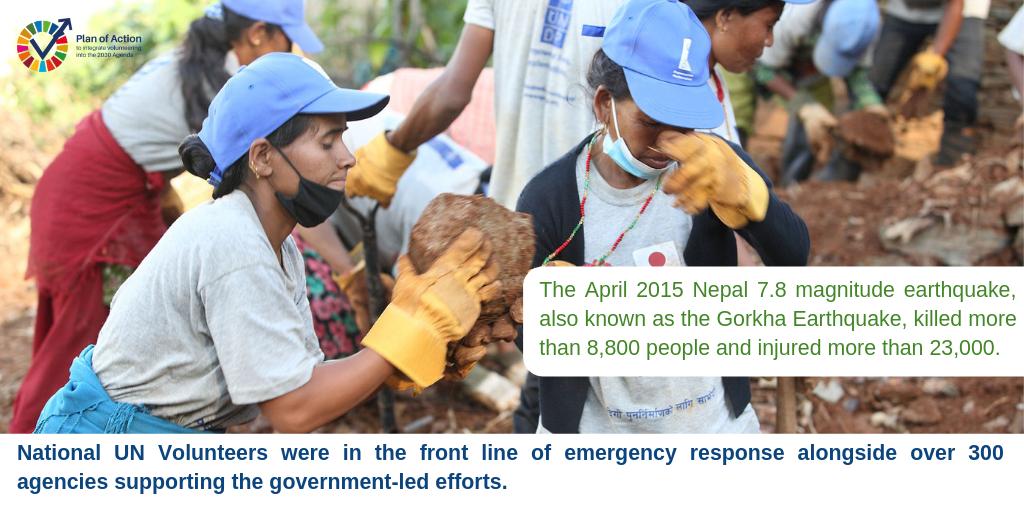 UNVolunteers's tweet photo. 💡 Share your ideas and discuss 💬 the policies and programmes that encourage volunteers to be part of first response support during crisis and natural disasters.
Your #Actscount – join the online conversation! ➡️ https://t.co/2UqCTN4tlB #SDGs https://t.co/53EU3ilsNP