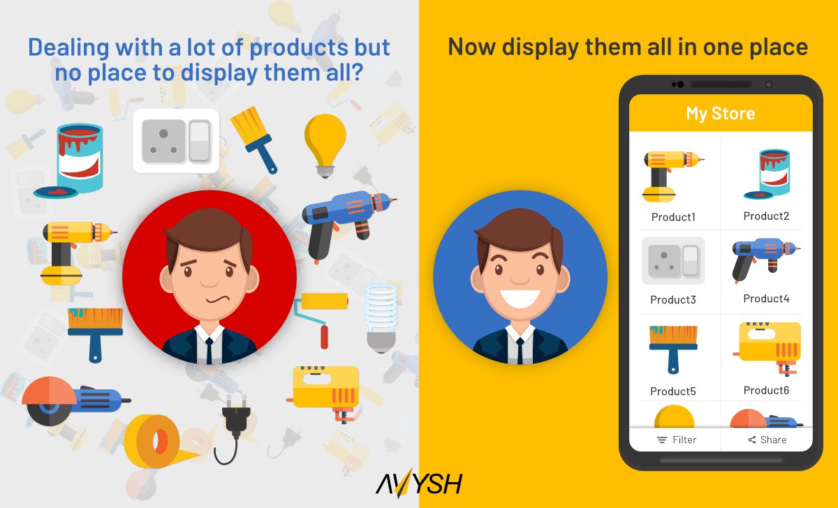 avysh_tech's tweet image. Not able to display all your products in your store? Your customers don&apos;t seem to know that you have more than what&apos;s in your store? Well, you know the answer - Your own Digital Store
#Avysh #DigitalStore #DigitalCounter #DigitalAddress #DigitalCommerce