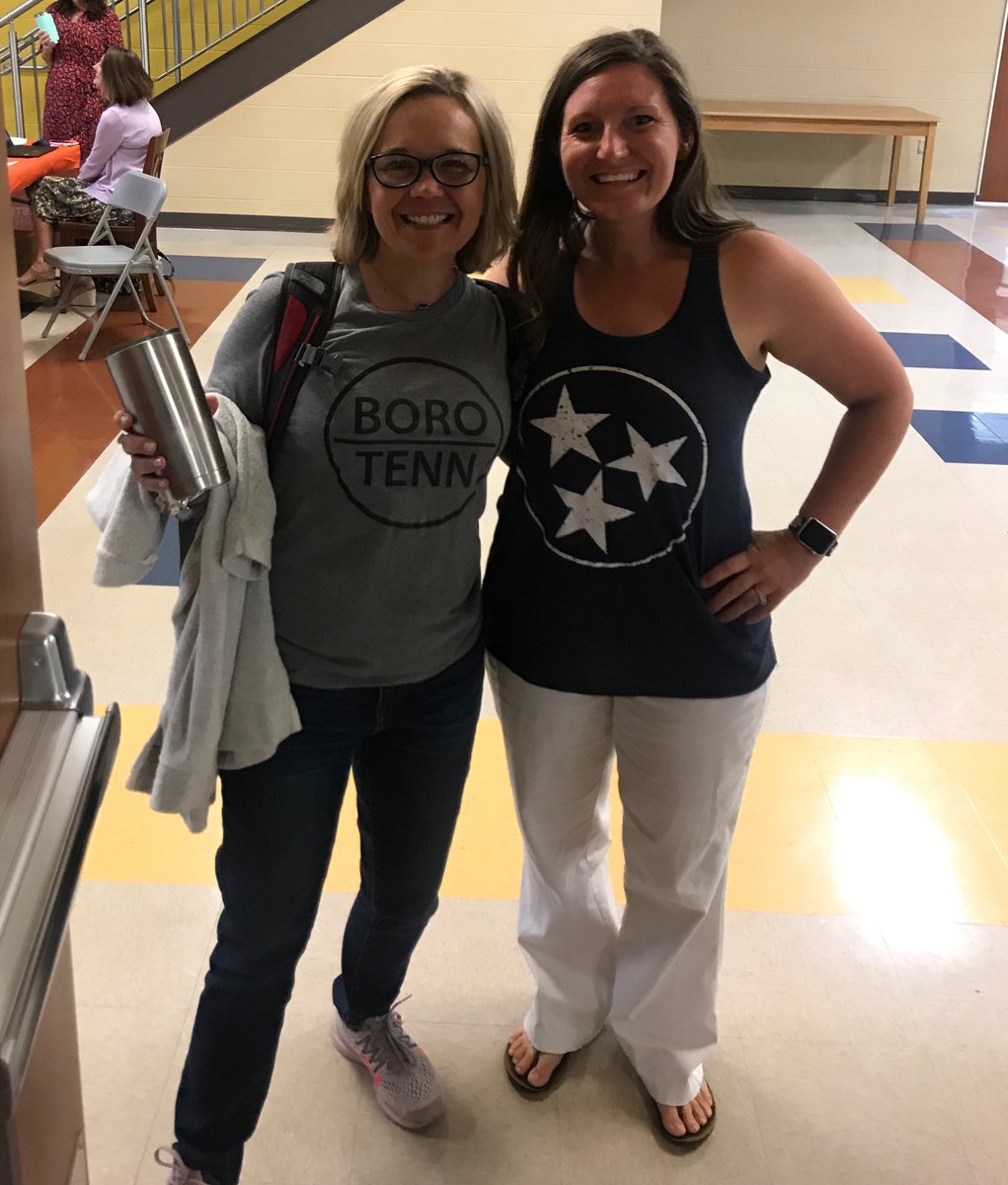 MrsJackson2nd's tweet photo. @micky_brooks Beth and I reppin #MurfreesboroMade this morning! 💪🏻💪🏼💪🏽💪🏾💪🏿 https://t.co/otn8WwlKS1