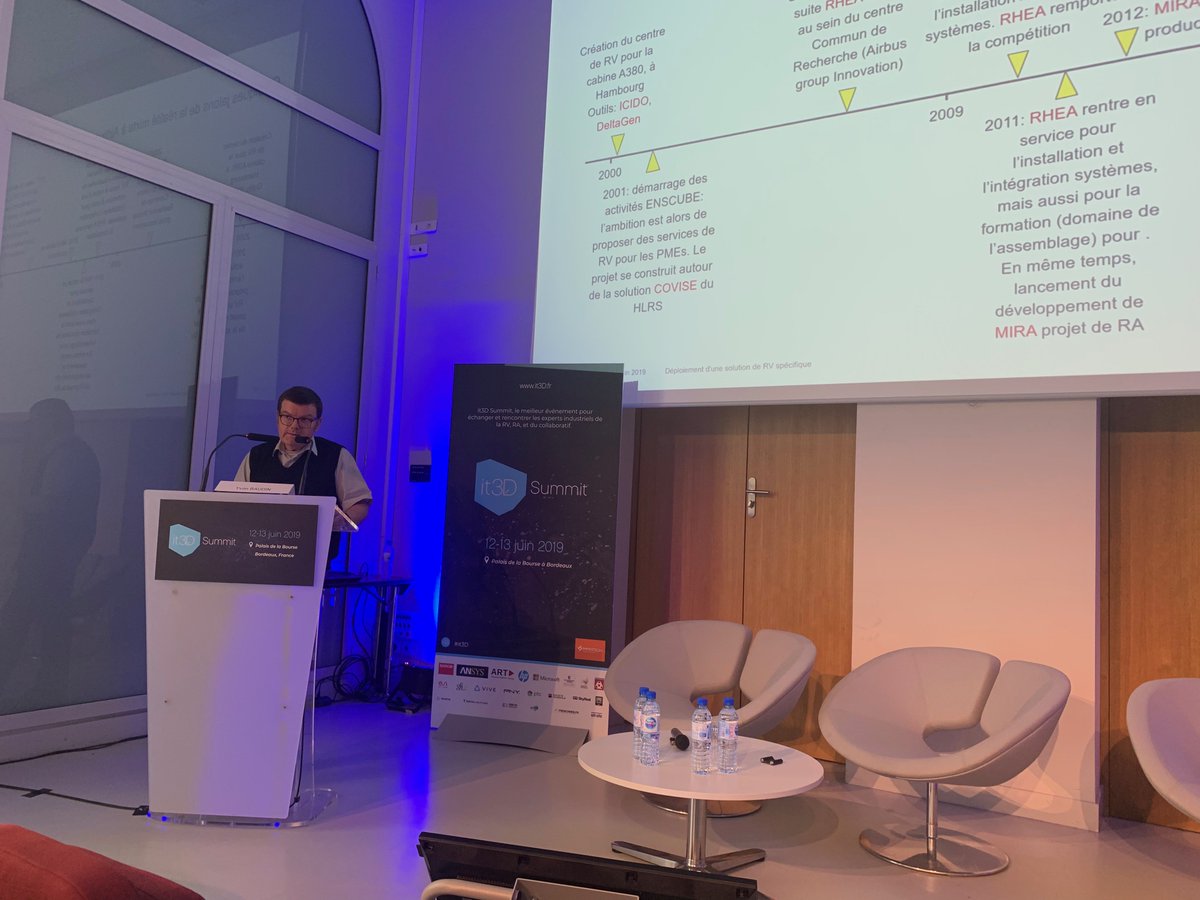 activusgroup's tweet photo. En direct de #it3D : "Déploiement d’une solution #RV adaptée aux exigences de l’#aéronautique " par Yvan Baudin, Head of ID LAB d' @Airbus ⚠️✈️
#VR #Aeronautics #it3D2019 #ActivusGroup https://t.co/oBcjE10cbJ