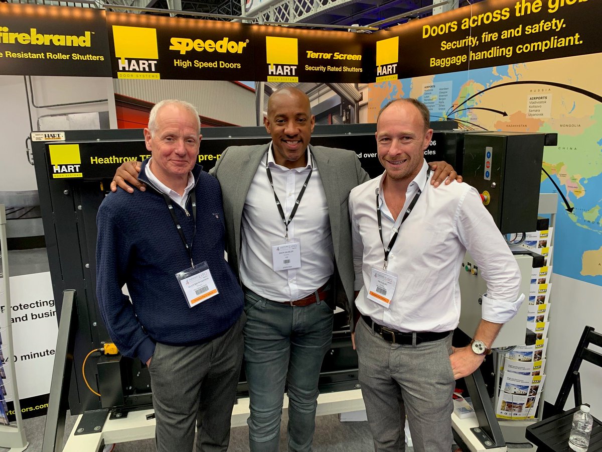 ZaiaStudio's tweet photo. Favorite tweet:

Nick and Alan meeting @DionDublinsDube @AirportsExpo sourcing industrial doors for his new show 'Factories under the Hammer' 😉 https://t.co/hQTtG4jzX4

— Hart Door Systems Limited (@HartDoors) June 12, 2019 https://t.co/HPXzX06lHL