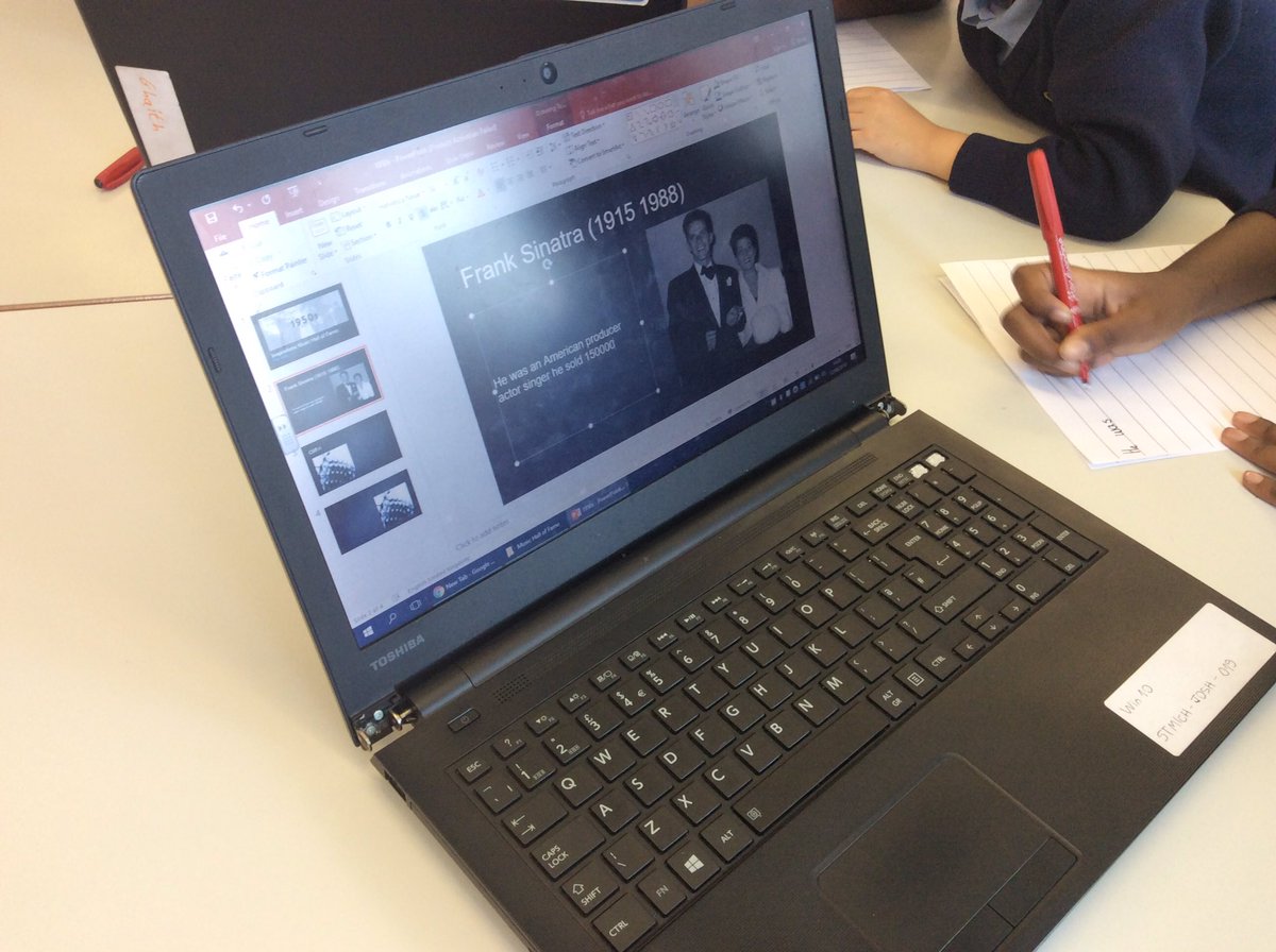 InspirationsStm's tweet photo. We have separated in groups to research famous musical artists from the 1950s all the way up to present day. Each group is researching a different decade. We will put our completed music hall of fame PowerPoint up soon! #STMMusic #STMY4Music #STMMusicWeek #STMComputing https://t.co/KJn9TPacm6