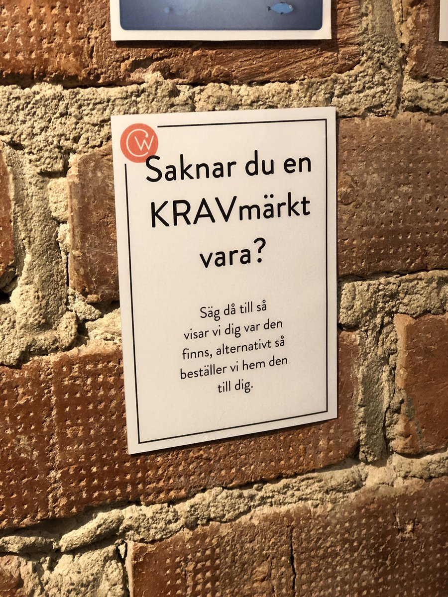 NordicOrganic's tweet photo. Vinnare Årets hållbara föregångare 2019 Kajsa Warg Vasastan med motiveringen att de
”Skapat en butik där relationen är i fokus”
”Vi måste alla prata om matens rätta pris!” säger ägaren Johan. #whiteguidegreen @KRAVmedia https://t.co/M5K6RTYT67