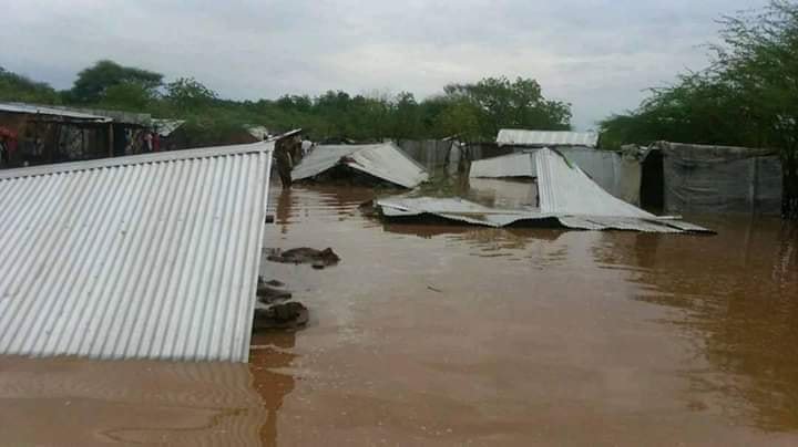 2 South Sudanese refugees died & 1000s of families left homeless after torrential rain hit #kakuma Refugee camp, North Kenya.