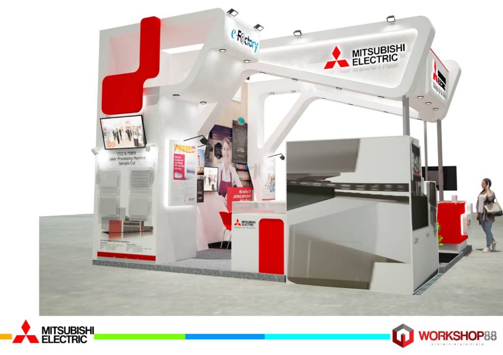 Workshop88Pro's tweet photo. Kontraktor Booth Stand Pameran Surabaya Mitsubishi Electric https://t.co/k8AGwQ7qF2 https://t.co/PeGbAzKmZw
