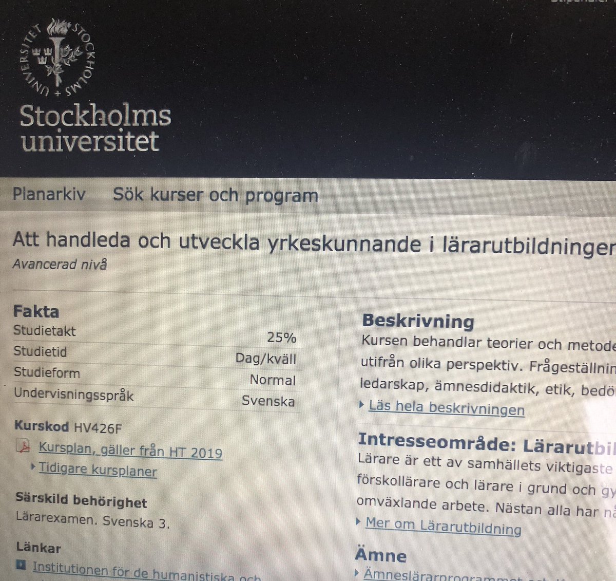 Byggt på min lärarutbildning med handledarutbildning. VFU är en otroligt viktig del i lärarutbildningen, kanske den viktigaste. Som student ska du ha rätt till utbildade handledare - välkommen till mig! ✅