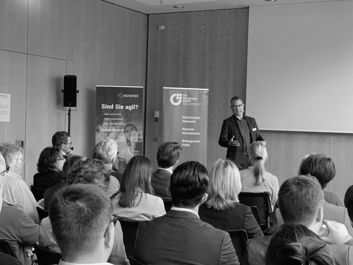 novatecgmbh's tweet photo. Agilität nicht nur in der #Softwareentwicklung effizient nutzen – Unter dem Motto „Agilität im Mittelstand“ haben wir dazu mit dem @BVMWeV am 06. Juni 2019 nach #Frankfurt eingeladen! @sdiefen01 @Scrumorakel #agilewithnovatec #Agile #BusinessTalk - https://t.co/CPuhaUiFzT https://t.co/F0H9jRul1B