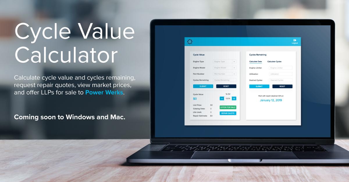 Power_Werks's tweet image. The Cycle Value Calculator you know and love is coming soon to desktop computers!

#aviation #desktopapp #app #cyclevalue