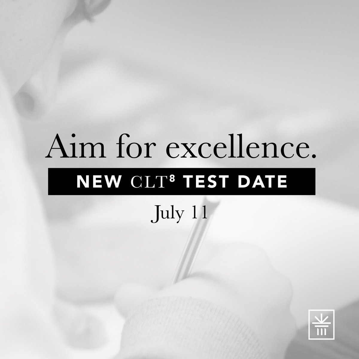 CLT_Exam's tweet photo. New CLT8 date on July 11th 2019! Aim for excellence and register here: 

https://t.co/gZjrDu9CJ6

#classiclearningtest
#CLT8
#classicaleducation
#standardizedtesting https://t.co/tz9POg5gXU