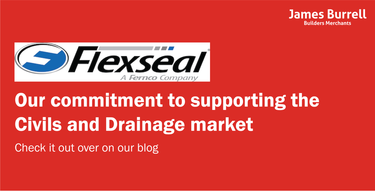 jamesburrellltd's tweet photo. Head over to our blog to find out more about our guest blogger this month, @FlexsealUK and how we are working closely to help support the Civils and Drainage market.

https://t.co/TniyzkuHgs https://t.co/GkibZ2Tlzh