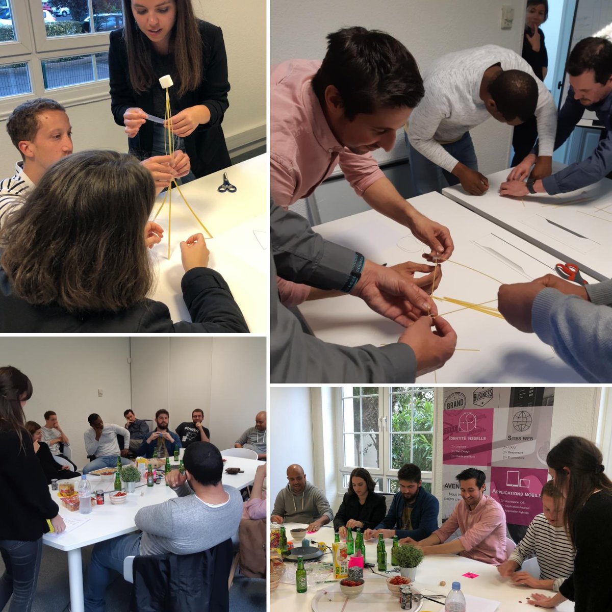_Conserto's tweet photo. 👨🏼🎓🚀Hier c'était un nouvel #InstantTechnique spécial #Agile pour notre team bordelaise 😊🤖🍻
Merci à notre super coach Sabrina pour cette soirée ✨👏😄
#team #feerie #bdx #partage #positivetechnologie #GPTW #PhareRose https://t.co/NYOebg8LRH