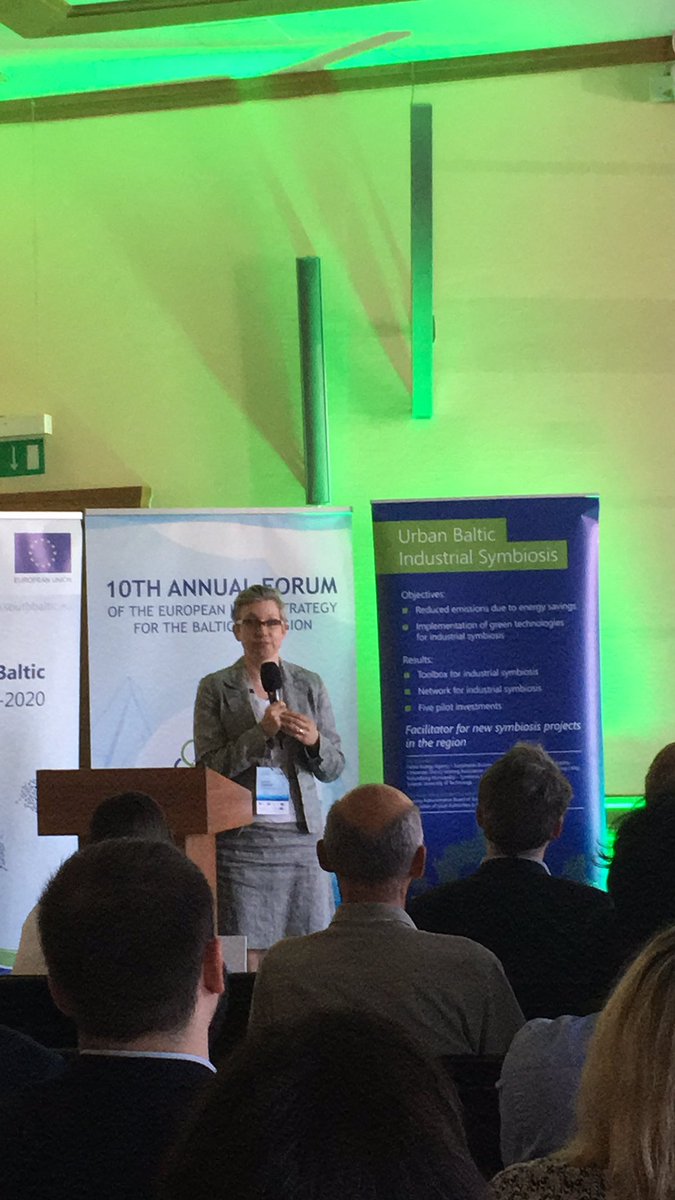 CentralBaltic's tweet photo. What concrete actions can we take to improve the quality of our environment? #CentralBaltic Head of Manging Authority @MNiitepold talks about how @EUSBSR flagship project #Nutrinflow contributed to decrease nutrient inflow to the #BalticSea through pilot actions #CBresults https://t.co/XZ0EZtY1tw