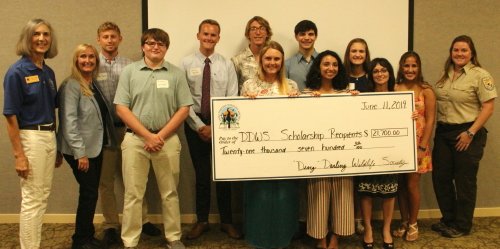 Congratulations to our 2019 Conservation Scholarships award winners! We awarded $12,700 last night. <a href="/AmyOxton/">Amy Oxton</a> <a href="/ConorDougherty/">Conor Dougherty</a> <a href="/AdrianDougherty/">Adrian Dougherty</a> <a href="/AlexandraMackey/">Mackey Alexandra</a> <a href="/taylorsorrell/">Taylor Sorrell</a> <a href="/AbigailClinger/">fishy(:</a> <a href="/griffinalexand8/">Griffin Alexander</a> <a href="/ZoeOrtiz1225/">Zoe Ortiz</a> #brightfuture #discoverding