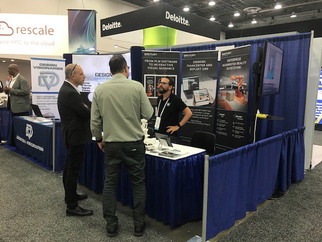 WeAreAR's tweet photo. Mark Homrich, Manager Siemens PLM, explains today at #RealizeLive how our customer Hauni reuses @SiemensPLM #Teamcenter data to create engaging #AR content. Come to 251C at 2:45pm for the presentation or meet @DirkSchart at booth 612 for more info! https://t.co/Fn3I689obc
