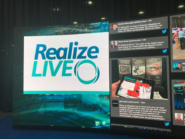 WeAreAR's tweet photo. Mark Homrich, Manager Siemens PLM, explains today at #RealizeLive how our customer Hauni reuses @SiemensPLM #Teamcenter data to create engaging #AR content. Come to 251C at 2:45pm for the presentation or meet @DirkSchart at booth 612 for more info! https://t.co/Fn3I689obc
