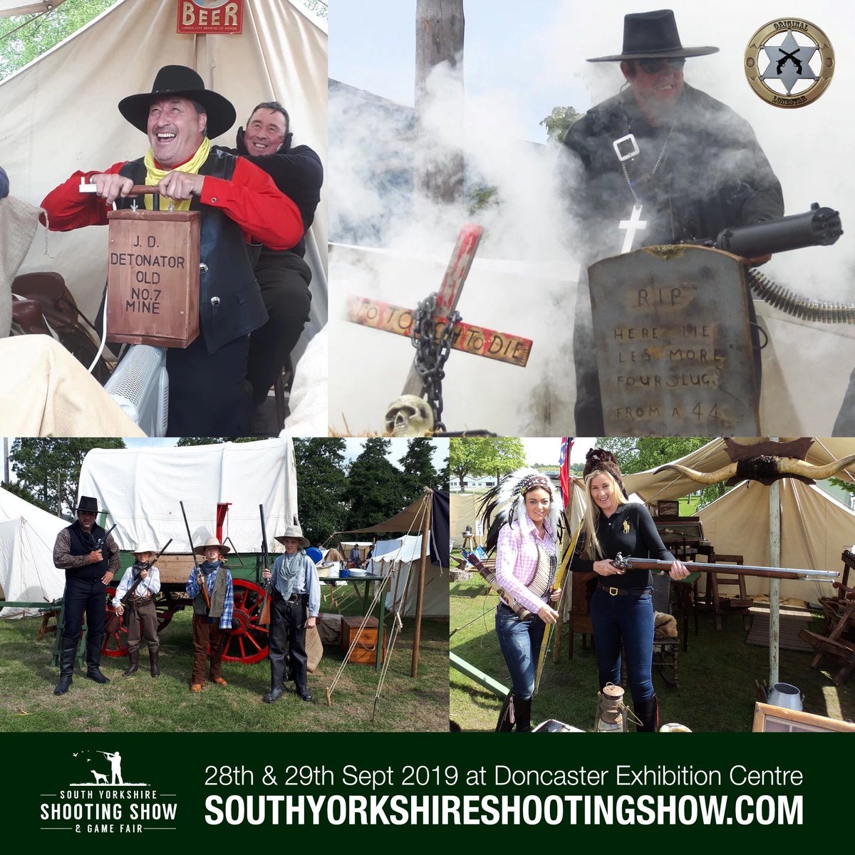 Original Lonestar: Introducing for the first time at the show - the most authentic 19th Century American West show! southyorkshireshootingshow.com