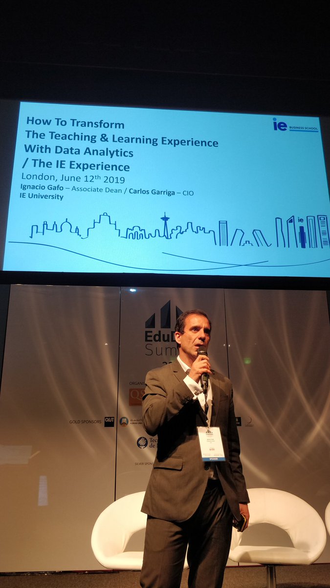 EduDataSummit's tweet photo. Interesting session on how to improve the teaching and learning experience from @IEuniversity with Carlos Garriga and Ignacio Gafo. Scalability is achievable! #EDS19 https://t.co/ZF8fY96S2Z