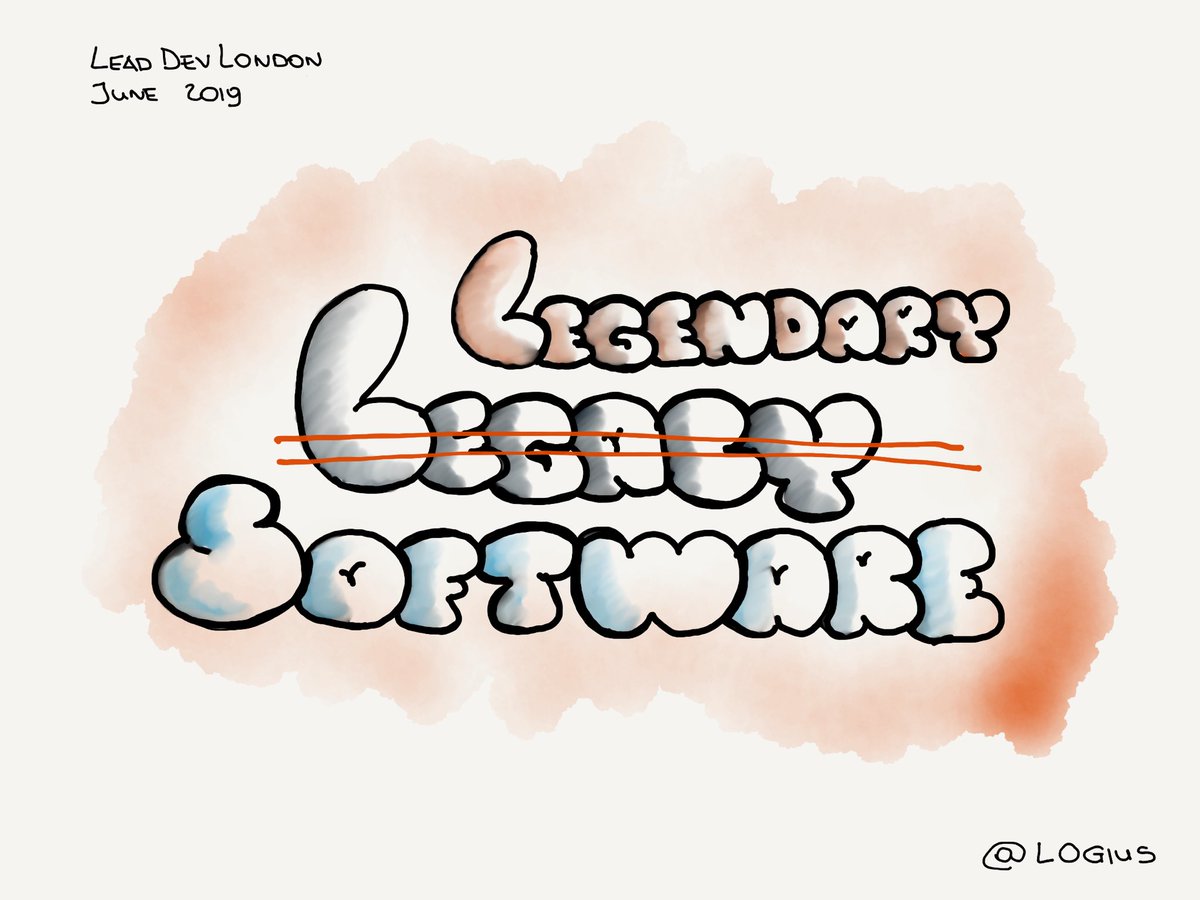 logius's tweet image. When you find inspiration towards naming your software - it’s not legacy software, it’s Legendary software! 🖤 #LeadDevLondon