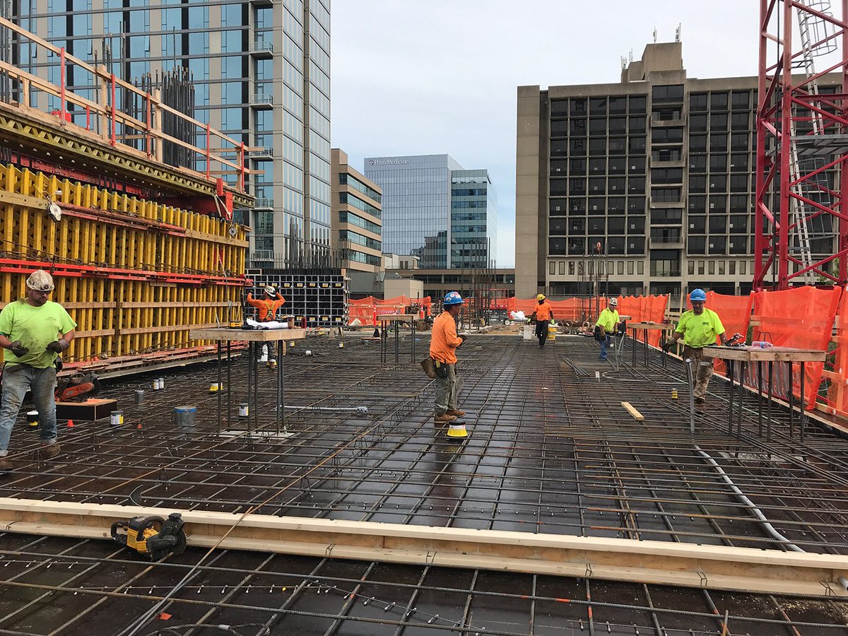 STI_FIRESTOP's tweet photo. On-site today watching the installs of some Cast-In Devices! #Eliminate core-drilling and #firestop after the #concrete pour with SpecSeal® Cast-In Firestop Devices. SpecSeal® Cast-In Devices are a #sleeve, #ConcreteForm and firestop rolled into a single device! https://t.co/p2NQJZhOtB