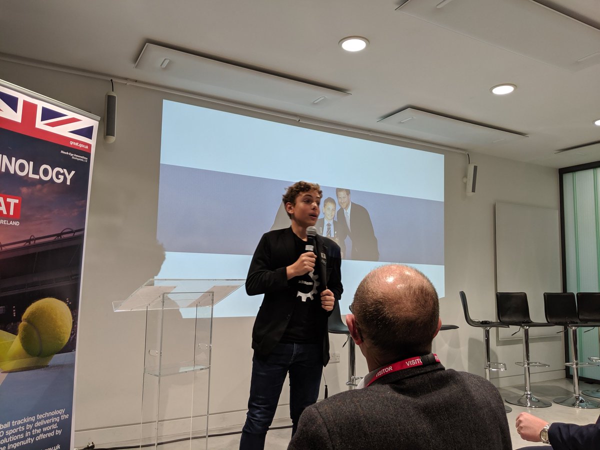 SimonSpier's tweet image. Phenomenally impressive presentation on extending the opportunity to code to others by Femi Owolade Coombs - doing some great outreach work and he's 13!!! One to watch! @techUK  #LTW2019