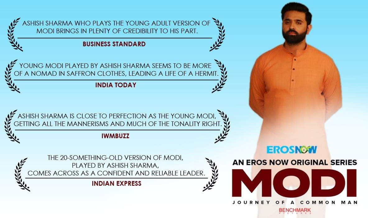 AshishasModi's tweet photo. @BJP4India
Look what the critics have to say about the brilliant acting by Ashish Sharma in the @ErosNow Webseries Modi. #AshishasModi #AshishonScreen
 @ashish30sharma @archanataide https://t.co/yeYMY7xrws