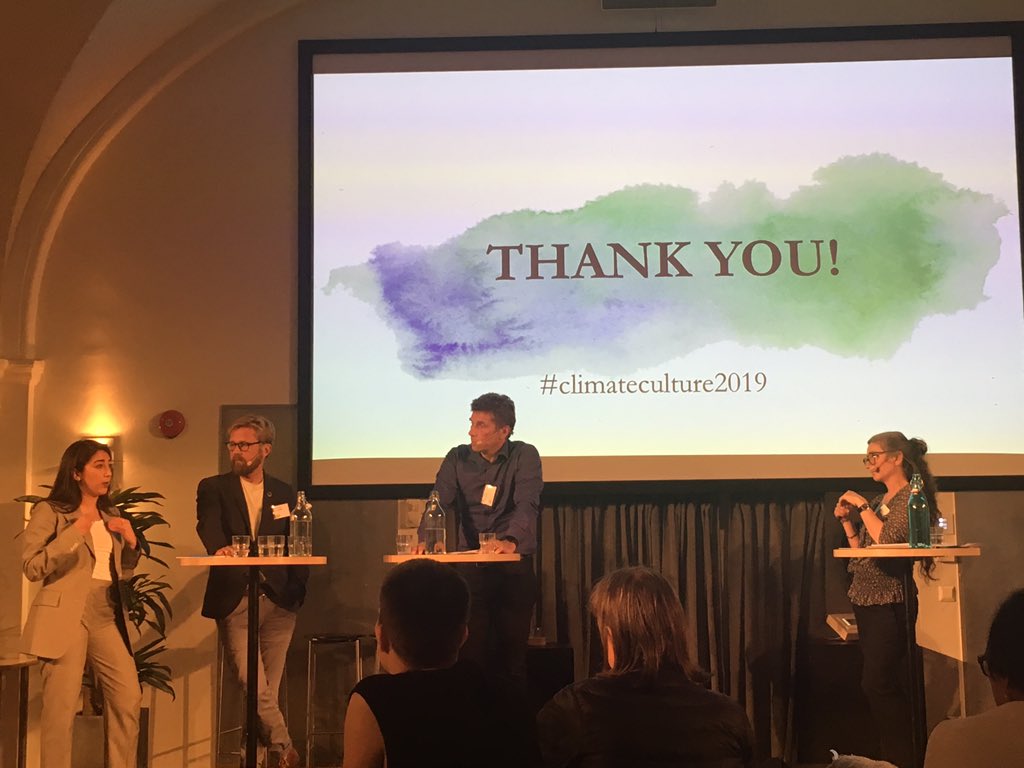san_elin's tweet photo. Vi måste förändra vårt språk och omdefiniera många av de koncept som vi använder idag, bland annat tillväxt. En av många tankar som framförts under panelsamtalet på #climateculture2019 https://t.co/9k9QmLqcGV