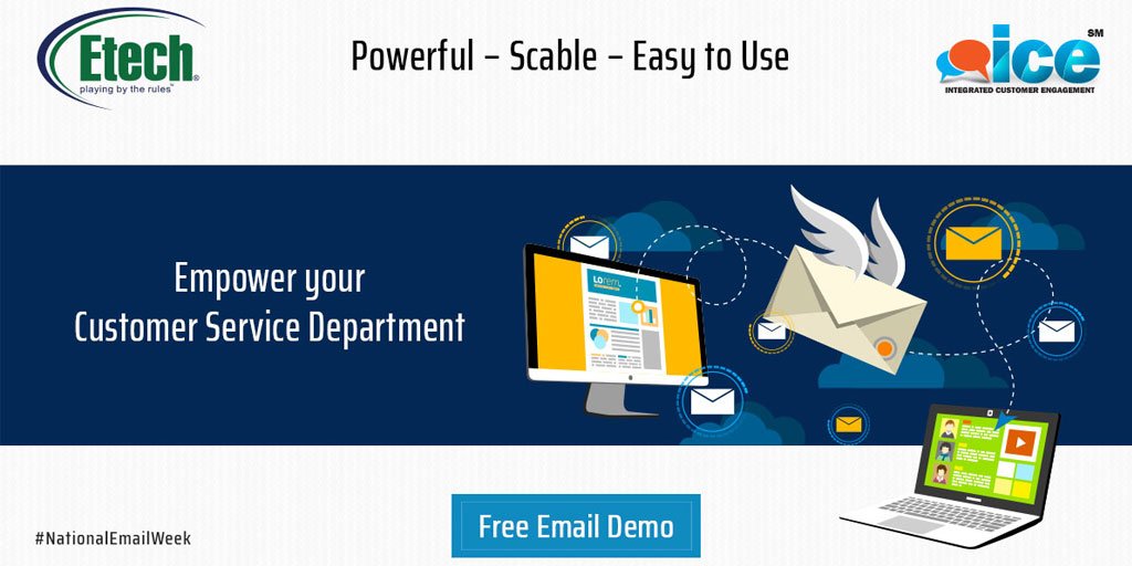 EtechGS's tweet image. #NationalEmailWeek: ICE Email management software is an intelligent and comprehensive professional software solution that addresses complex day to day customer service responses needs via Email. This National #EmailWeek, contact our team for a free demo: bit.ly/ICEEmailMgmt