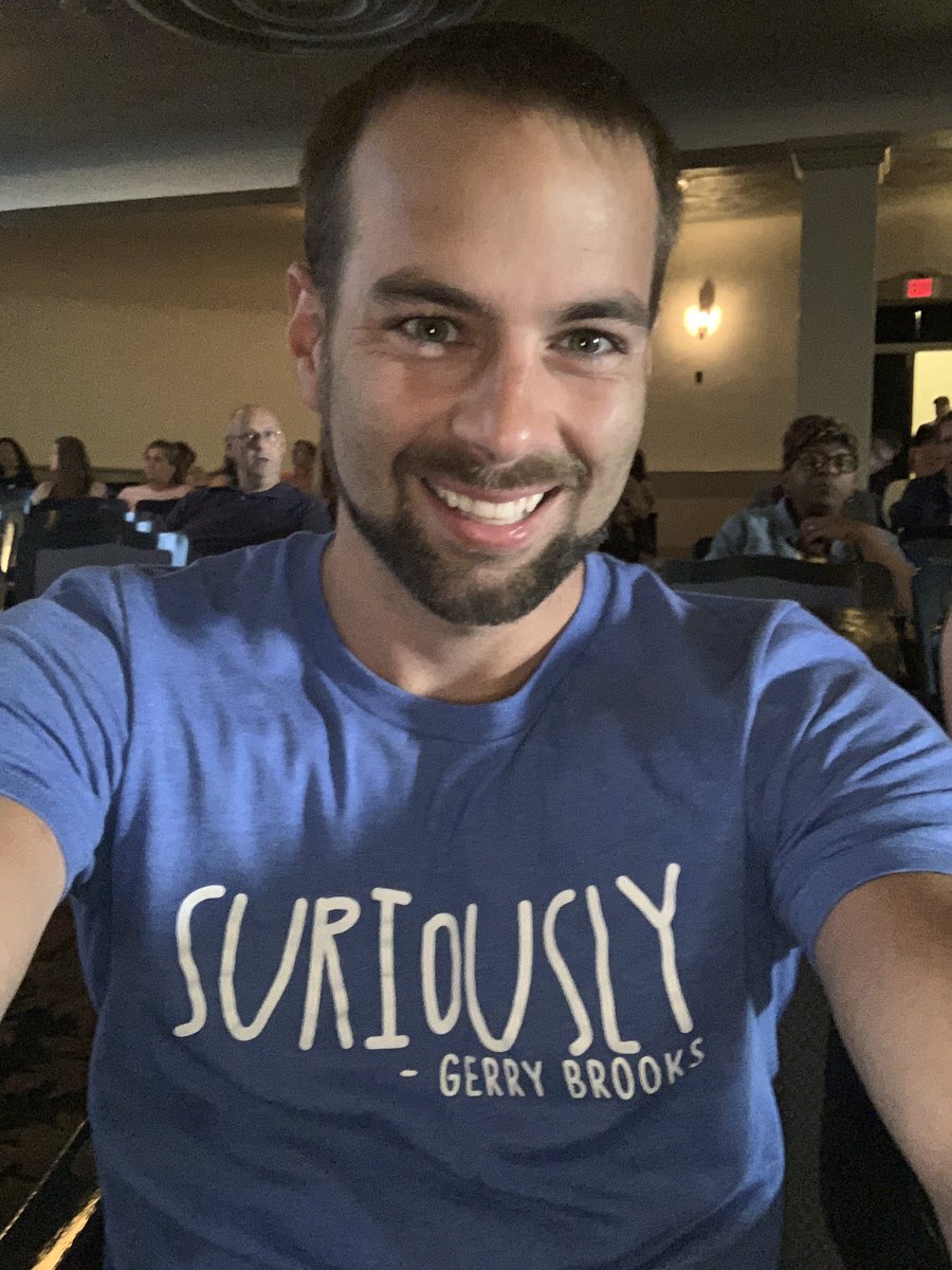BrewerEducator's tweet photo. Look who I get to see today, suriously! #MSUSummit2019 #Suriously @gerrybrooksprin @murraystcoehs @MurrayStateTQI https://t.co/PoCfeZIEhg