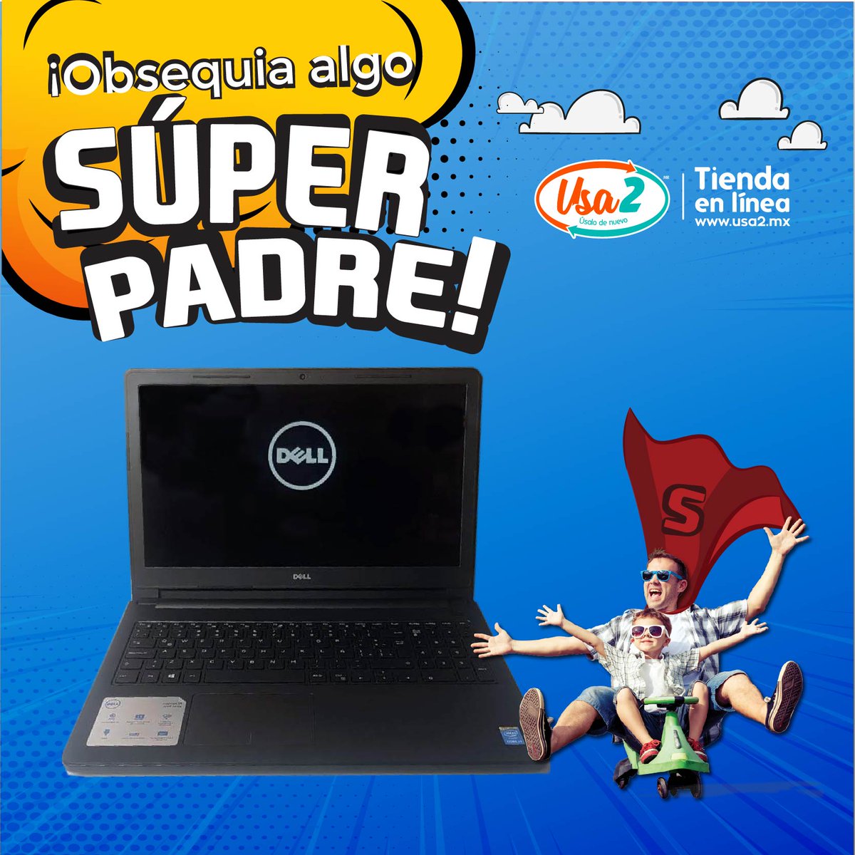 usa2_cae's tweet photo. ¡OBSEQUIA ALGO SÚPER PADRE! 👨‍👧‍👦🎁🎊 y disfruta de nuestros MAGNÍFICOS artículos a precios INCREÍBLES
Haz click 👉https://t.co/FivhOvZvA6… https://t.co/TnBbpEcWty