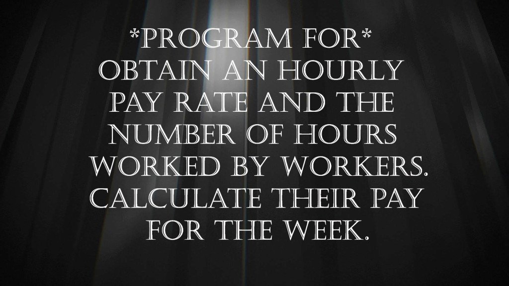 AlgorithmAll's tweet image. Write a C program to obtain an hourly pay rate and the number of hours worked by workers. Calculate their pay for the week. …programmingandalgorithm.wordpress.com/2019/06/12/wri…