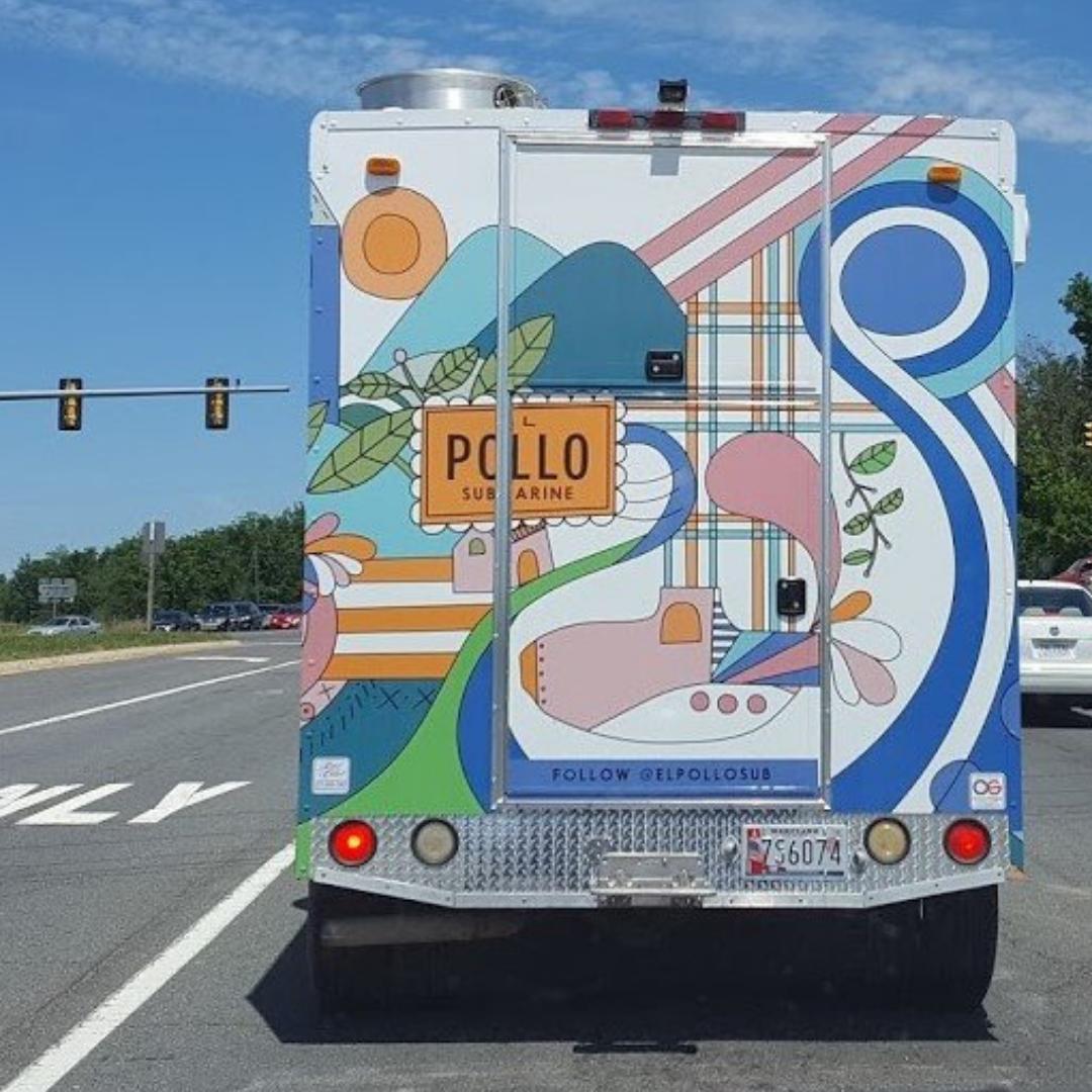 <a href="/elpollosub/">elpollosubmarine</a> not only has delicious Salvadorian cuisine, but their truck is one of the prettiest on the planet!  Find them today at King Farm in Rockville! Thanks to <a href="/AREP_LLC/">American RE Partners</a> for the booking! #curbsidekitchen #foodtruck #propertymanagement #amenities