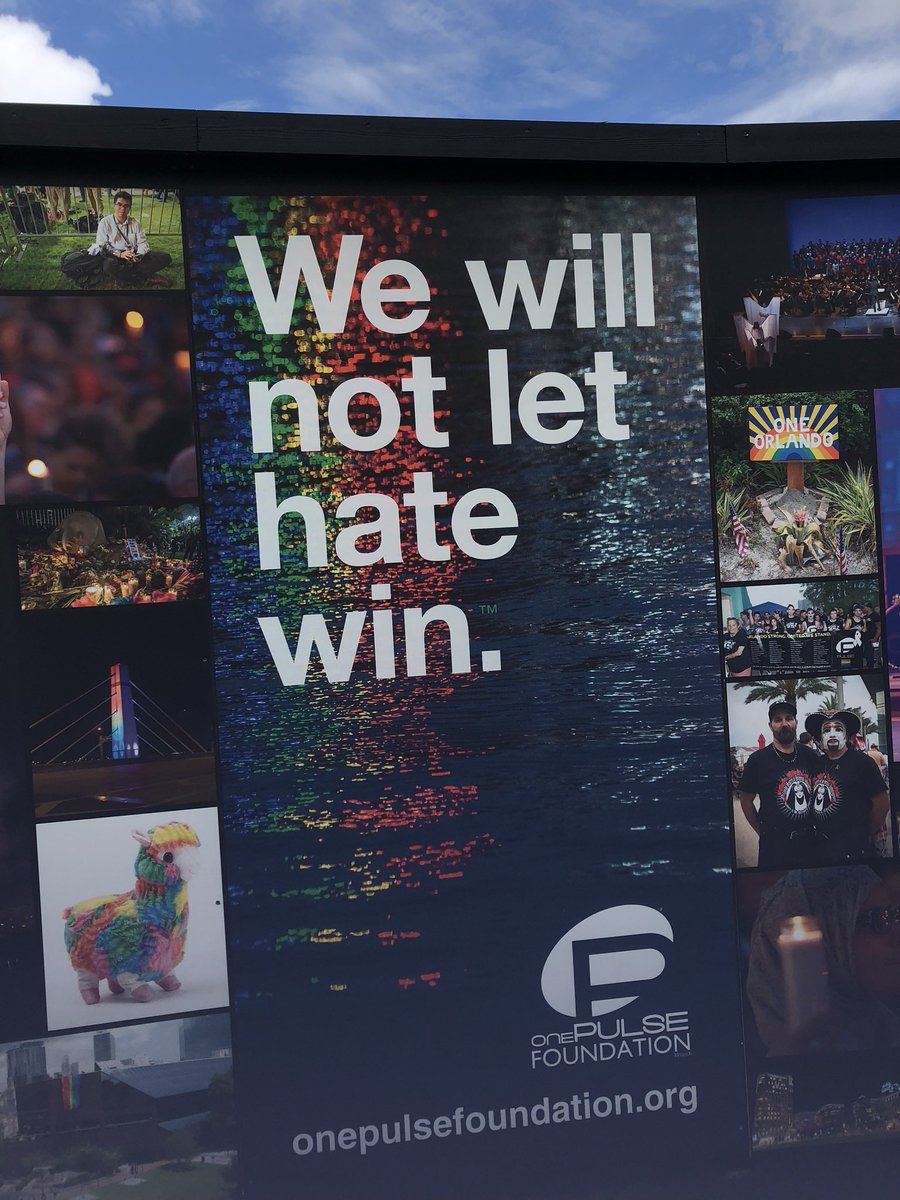 lauren_hoggs's tweet photo. We will not let hate win. Remember Orlando. #PulseNightclub https://t.co/eq8nqfm7mV