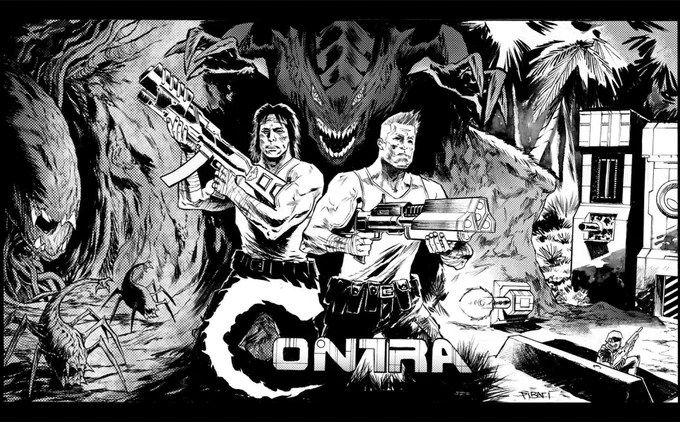 Digging through old files and found this Contra peice i did in 2014. ? 