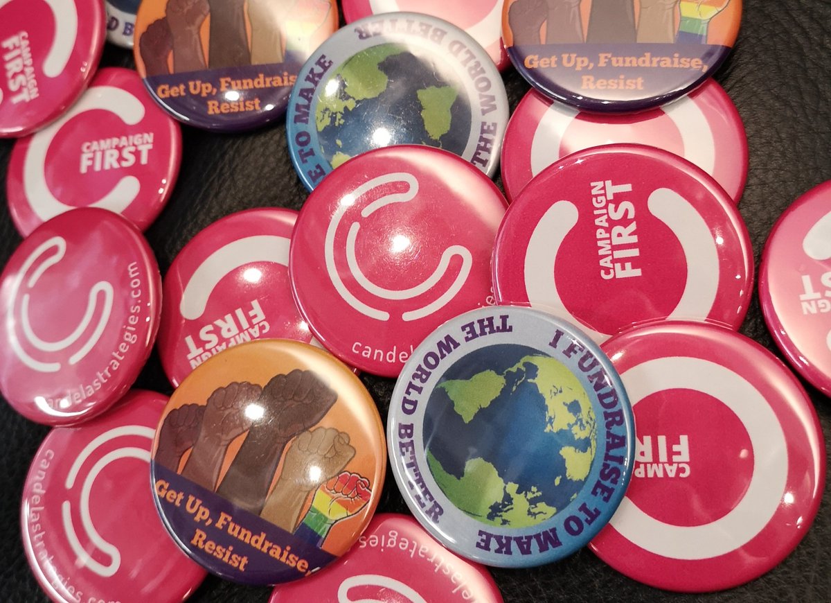 candela_strat's tweet photo. Are you a Candela "C"? A #CampaignFirst? A Make the World Better? Or a Get Up, Fundraise, Resist? Stop by our booth at #WCFC2019, get a button, and say hi to @ChrisCMarketing and @_farrah ! https://t.co/NpRkLaCbq0