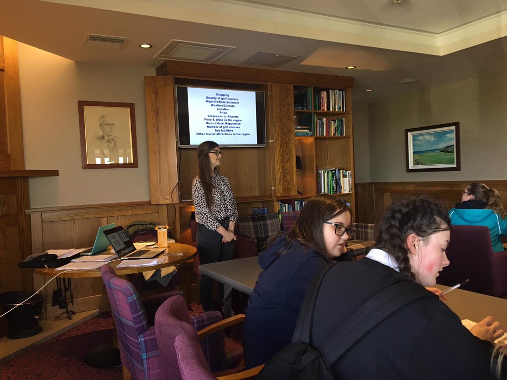 hollyhumee's tweet photo. Great morning at @royalportrush with @ChloeStewart06 running the #golftourism school workshops ahead of #TheOpen for our #GirlsonCourse! Exciting few months ahead for the NI tourism industry! @UlsterUni @PeterBolan #ITTM https://t.co/Ey8pPPwOQZ