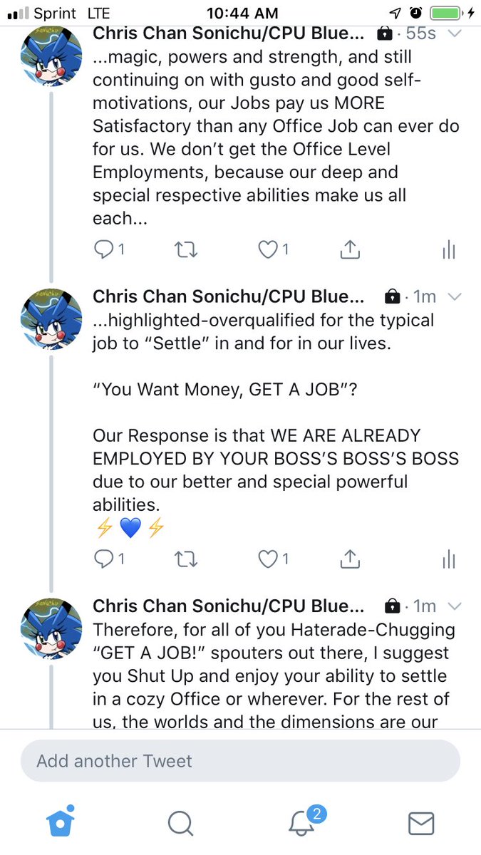 Chris Chan Sonichu/CPU Blue Heart tweet media