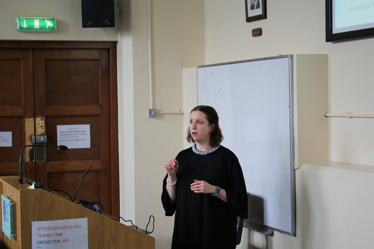 TCDPortal's tweet photo. Finishing for Validator today is Sarah Cagney @sarahcagney from HBAN @HaloIreland , telling the teams all about Angel Investments!  @tcddublin @tcdglobal @EITeu @EITHealth @TCDBusiness #TrinityEIT19 #TCDTangent https://t.co/Uw8ftJvjbu