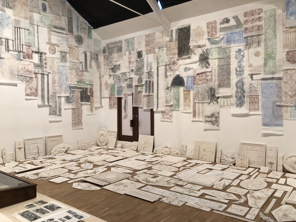 Swodder's tweet photo. #MichaelRakowitz exhibition @whitechapelgallery features a series of works based on the theme of breakup and destruction from The Beatles to ancient artefacts in Syria https://t.co/egRq6A22rM