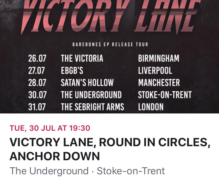 SHOW ANNOUNCEMENT 
30th July @ The Underground, Stoke
Been a hot minute, Stoke. Let’s see what you got.