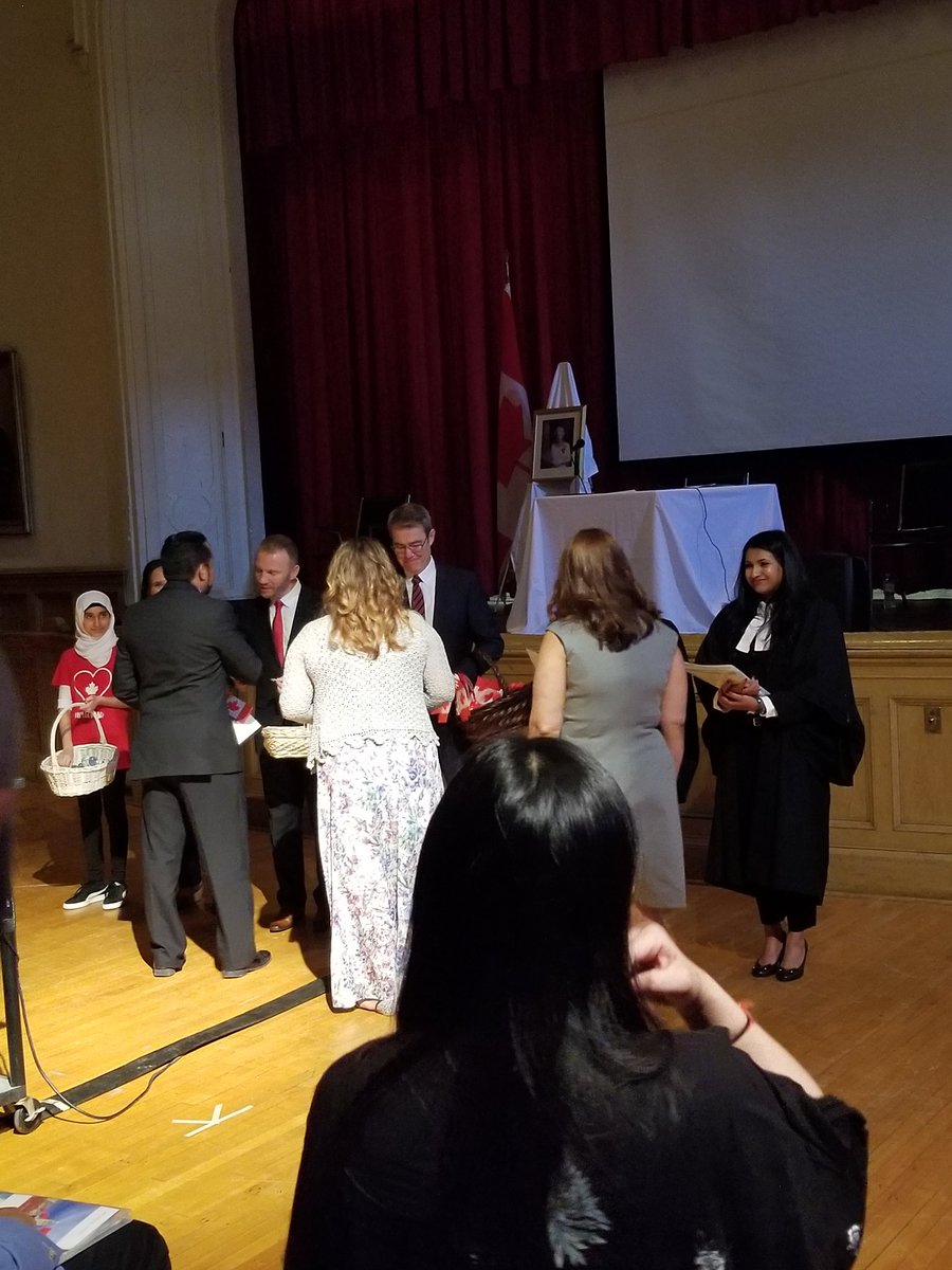 TDSBKPeters's tweet photo. New Canadian citizens receive their Certificate of Citizenship. #TDSBCCEL19 @RonFelsen @TDSB_Greenwood https://t.co/usxzjxcTkM