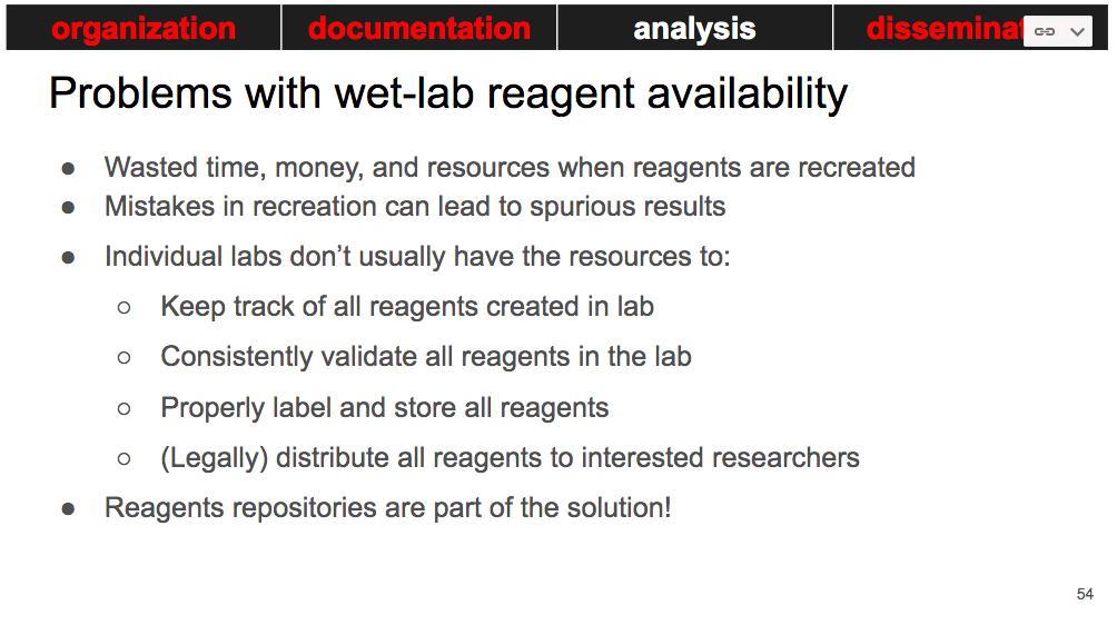 repro4everyone's tweet image. Biological materials repositories are a part of the solution to these reagent sharing challenges! #reproducibilityweekR4E #OpenMaterials