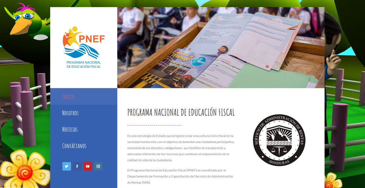 SARHonduras's tweet photo. En esta semana del estudiante, te invitamos a que conozcas mas acerca de nuestro Programa Nacional de Educación Fiscal, ingresando en el siguiente link:
https://t.co/tB34NuHNfP
#TributaresProgreSAR #CulturaTributaria #PNAF #SAR https://t.co/zzSHb1Mz96