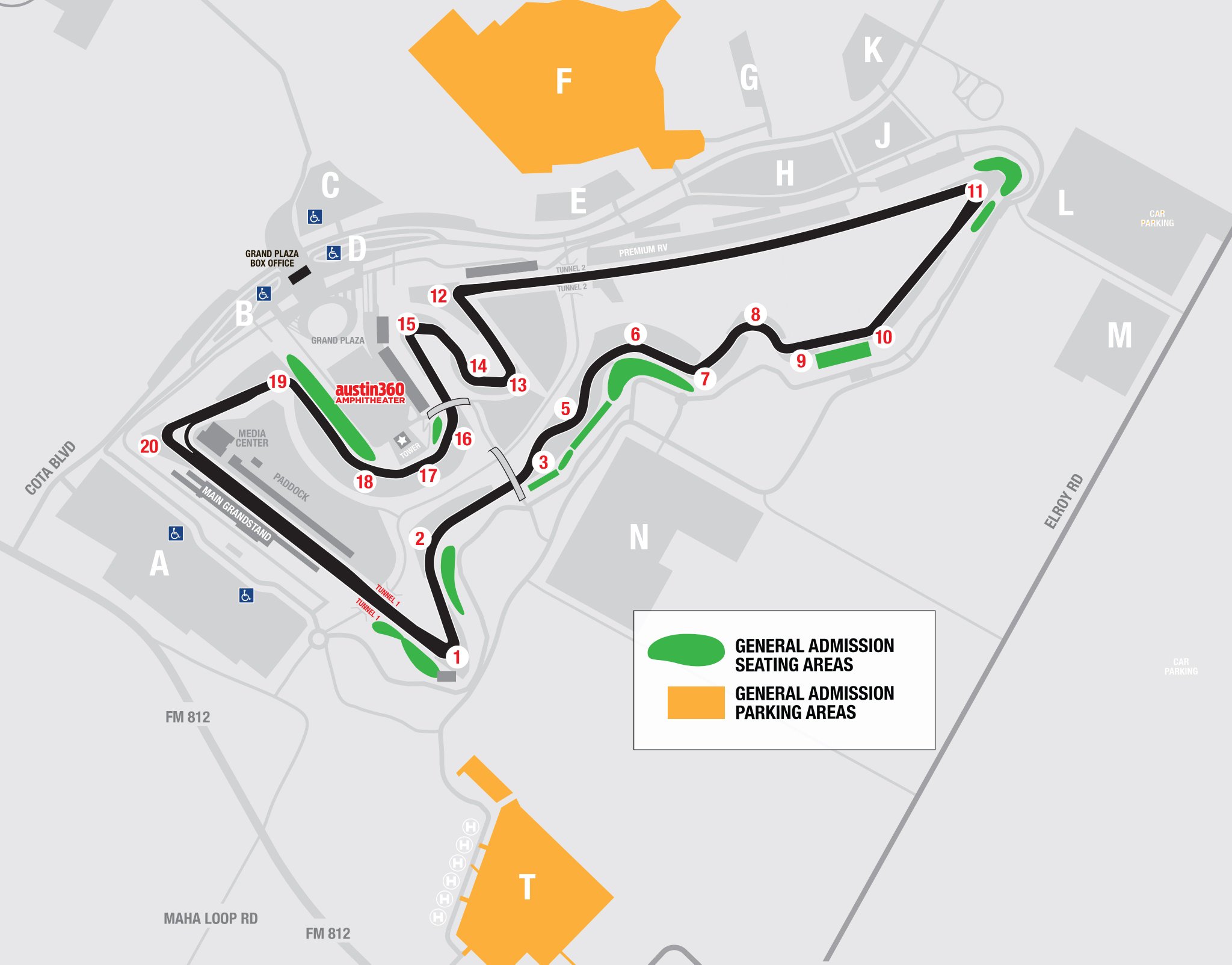 Circuit Of The Americas Concert Seating Chart