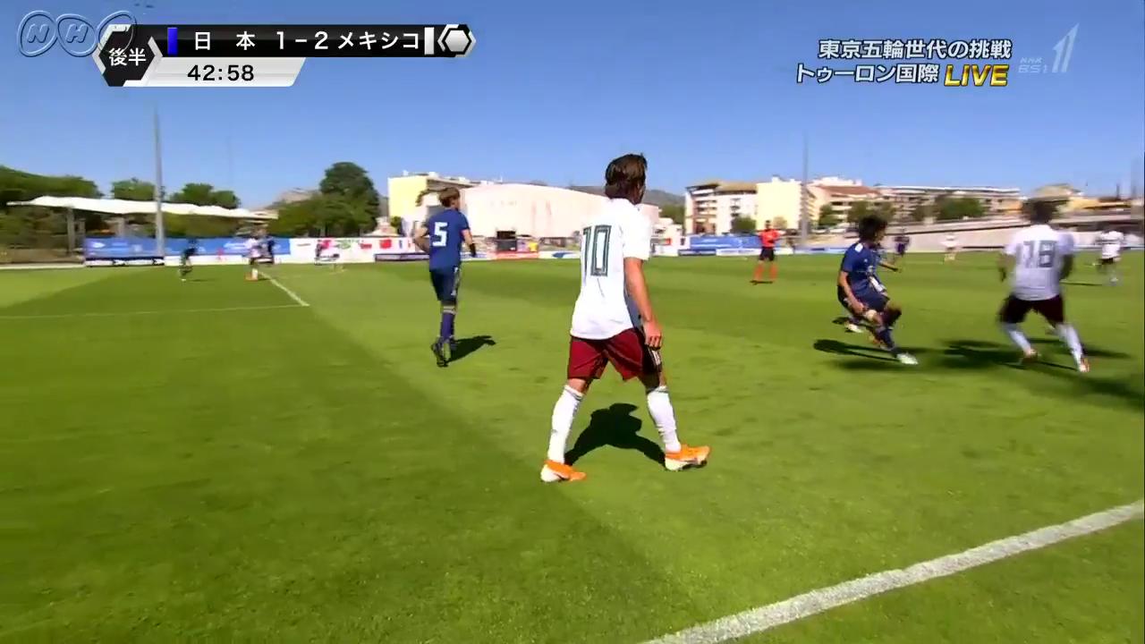 Nhkサッカー 後半44分 日本 小川航基のゴールで再び追いつく 後半44分 小川航基のゴール トゥーロン国際 サッカー大会 準決勝 日本2 2メキシコ Nhkbs1でライブ放送中 Jfa Daihyo トゥーロン T Co Bo7ui6hbrp Twitter