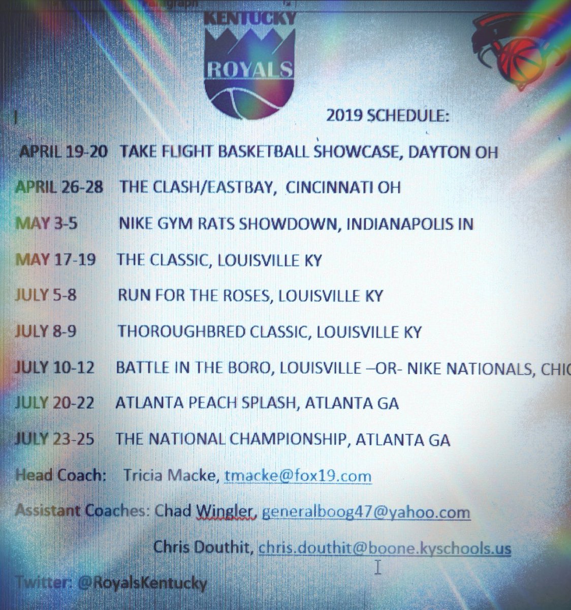 SmacRoyals's tweet photo. Oh July.... we cannot wait until you are here! @wingler_kendall @Lexi_Taylor5 @pipermacke @LabordeauxJayla @Jadesimp32 @jaidendouthit @meghan_walz @madelyn_ditto @RoyalsKentucky @SMACBasketball @FOX19Tricia https://t.co/mp8X2SThsK