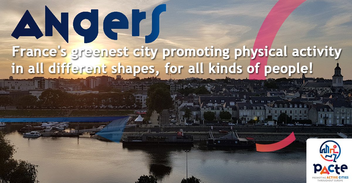 The city of <a href="/Angers/">Ville d'Angers</a> etablished five-year action plan entitled "Angers Sport 2020" to promote physical activity to its citizen; click on the link below to know more about our new #ActiveCityofTheMonth ! 🇫🇷🏙️🚲