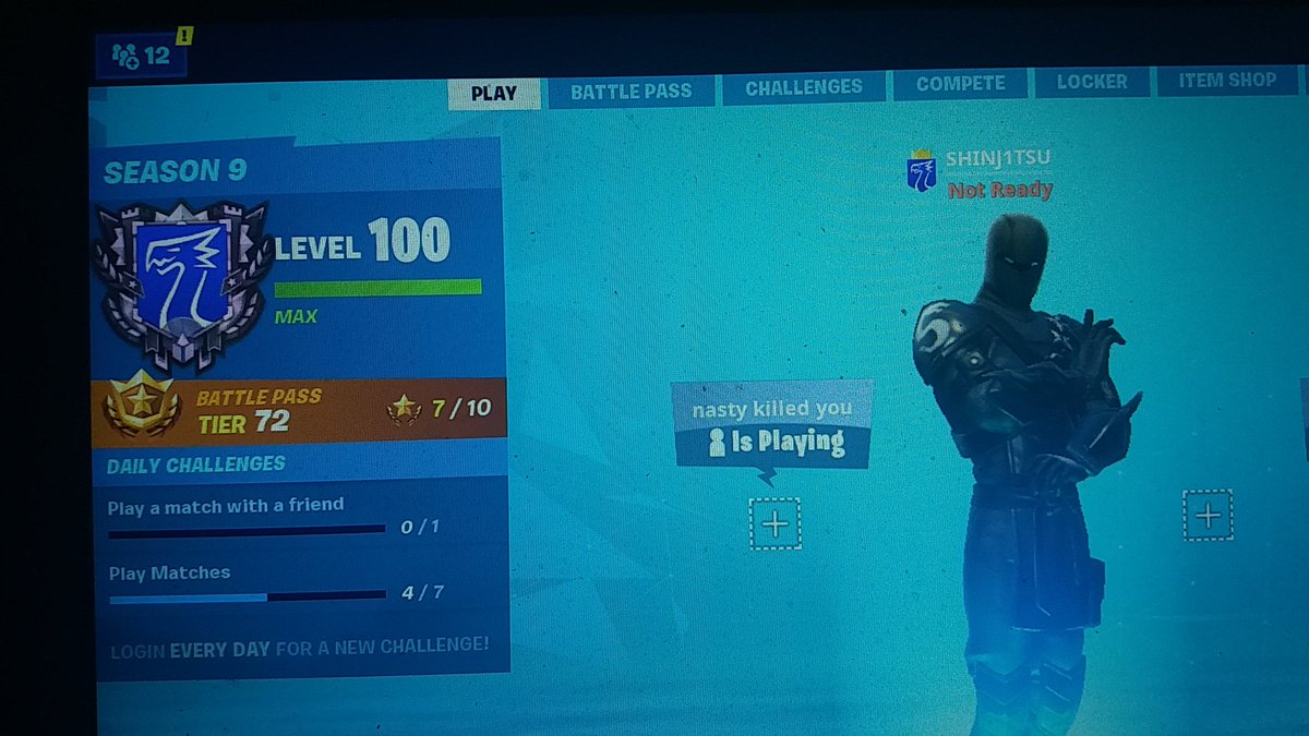 #FortniteBR grind for tiers is real. Anyone else finishing off that #Fortnite